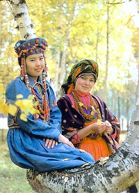 Inhabitants of lake Baikal - Russians and Buryats