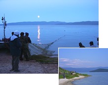 Chuvirkuysky Gulf - Local fishermen from Kurbulik village