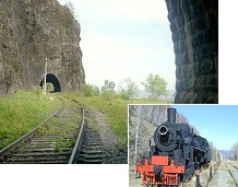 Circumbaikal railway - one of the tunnels